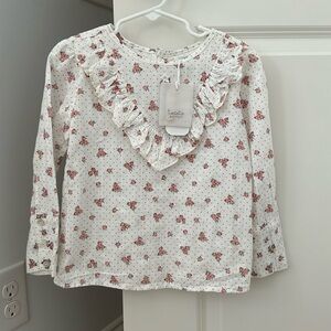 Tocoto floral blouse NWT